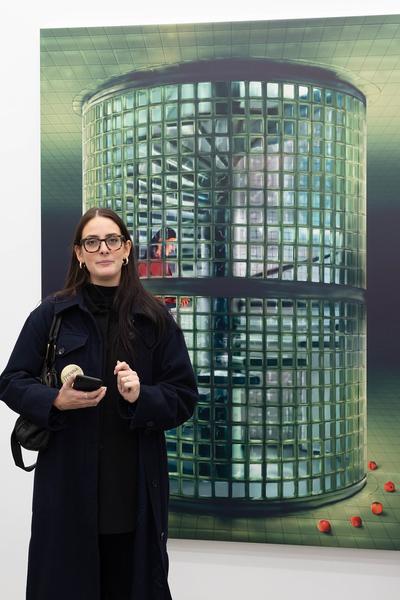 VIENNA ART WEEK Gallery Tour: Louisa Gagliardi "Whereabouts" (Galerie Eva Presenhuber, 9.11.2024) Foto: eSeL.at - Lorenz Seidler