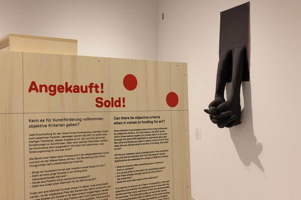 &quot;Gekauft! Und dann?&quot; Neues aus der Kunstsammlung der Stadt Wien 2018-2023 (Wien Museum MUSA, 26.9.2024 - 23.2.2025) Foto: eSeL.at - Lorenz Seidler