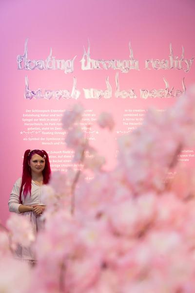 Hannah &amp; Lea Neckel "✮*•̩̩͙✧•̩̩͙*˚✧*˚ floating through reality ˚*✧˚*•̩̩͙✧•̩̩͙*˚✮" (Landesgalerie Burgenland, 19.10.2024 - 26.01.2025) Foto: eSeL.at - Lorenz Seidler