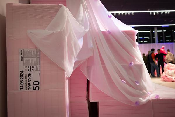 Hannah &amp; Lea Neckel "✮*•̩̩͙✧•̩̩͙*˚✧*˚ floating through reality ˚*✧˚*•̩̩͙✧•̩̩͙*˚✮" (Landesgalerie Burgenland, 19.10.2024 - 26.01.2025) Foto: eSeL.at - Lorenz Seidler