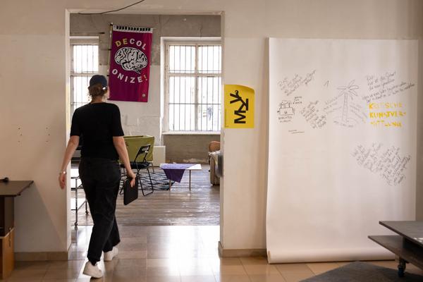 Klima Biennale Wien / Wiener Festwochen: Haus der Republik / Aktivismuscamp (Volkskundemuseum, ab 17.5.2024) Foto: eSeL.at - Lorenz Seidler Foto: eSeL Lorenz Seidler