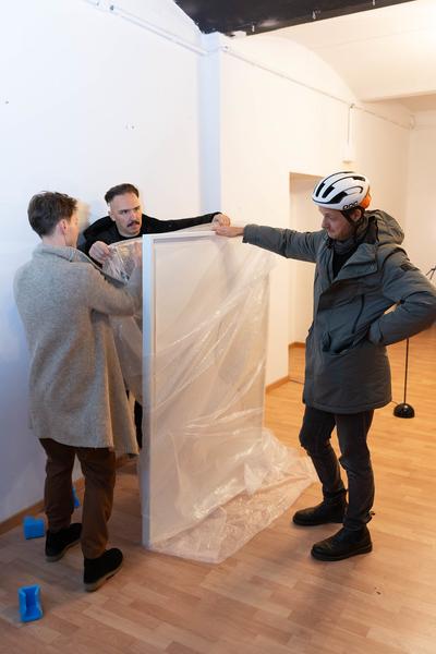 VIENNA ART WEEK: Highspeed Exhibition for a High-speed Society (k48, 15.11.2024 - 18.30 - 18.45h) Foto: eSeL.at - Lorenz Seidler