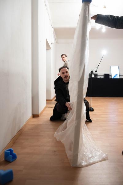 VIENNA ART WEEK: Highspeed Exhibition for a High-speed Society (k48, 15.11.2024 - 18.30 - 18.45h) Foto: eSeL.at - Lorenz Seidler