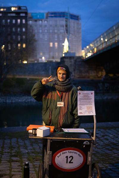 Wien Modern 2024: IFTAF &quot;Auf den Spuren der 12. Ein transakustischer Spaziergang&quot; (24.11.2024) Foto: eSeL.at - Lorenz Seidler