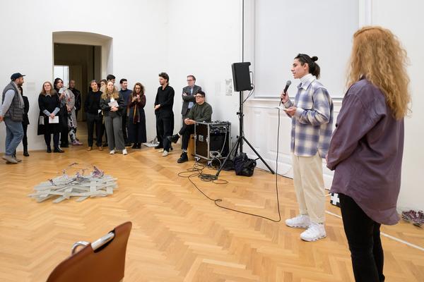 Akademie der bildenden Künste Wien: [...] in the still of the night (Exhibit Studio, 07.11.2024-2.02.2025) Foto: eSeL.at - Joanna Pianka