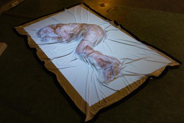Independent Art Spaces - Tour: DESCANSOS. We die 1000 deaths (WEST Alte WU, 10.11.2024) Foto: eSeL.at - Lorenz Seidler