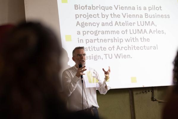 Klima Biennale 2024: Biofabrique Vienna (Festivalgelände Nordwestbahnhof, 8.4.2024) Foto: eSeL.at - Lorenz Seidler Foto: eSeL Lorenz Seidler