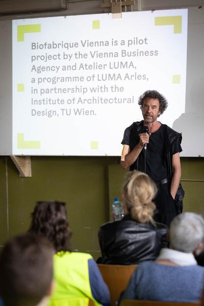 Klima Biennale 2024: Biofabrique Vienna (Festivalgelände Nordwestbahnhof, 8.4.2024) Foto: eSeL.at - Lorenz Seidler Foto: eSeL Lorenz Seidler