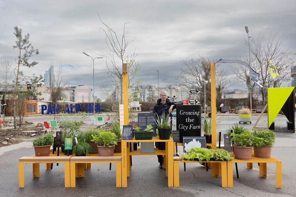 Klima Biennale 2024: Growing the City Farm (Festivalareal Nordwestbahnhof, 5.4. - 14.7.2024) Foto: eSeL.at - Lorenz Seidler Foto: eSeL Lorenz Seidler