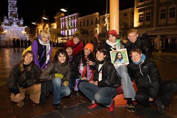 Konzert Ebow @ God´s Entertainment &quot;Zusammen oder getrennt?&quot; (Tangente St. Pölten @ Rathausplatz, 4.10.2024) Foto: eSeL.at - Lorenz Seidler