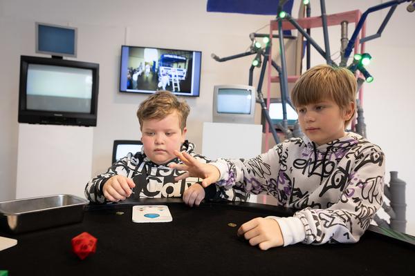 "Kunst &amp; Spiel" Mitmach-Ausstellung (Zoom Kindermuseum, ab 3.10.2024) Foto: eSeL.at - Lorenz Seidler