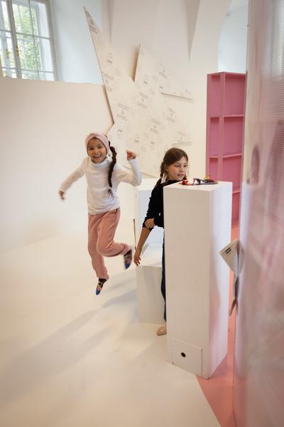 "Kunst &amp; Spiel" Mitmach-Ausstellung (Zoom Kindermuseum, ab 3.10.2024) Foto: eSeL.at - Lorenz Seidler