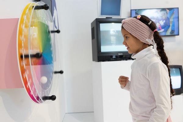 "Kunst &amp; Spiel" Mitmach-Ausstellung (Zoom Kindermuseum, ab 3.10.2024) Foto: eSeL.at - Lorenz Seidler