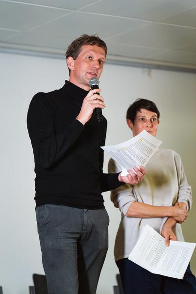 Leerstand nutzen! Podiumsdiskussion 1: Leerstand im Wohnbau (Alte WU Festsaal, 23.10.2024) Foto: eSeL.at - Robert Puteanu