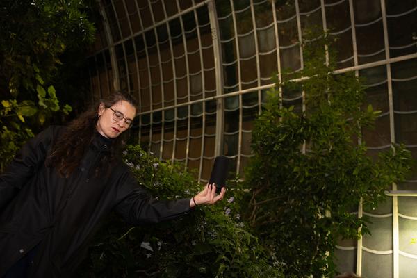 Wien Modern 2024: Maja Osojnik &quot;Doorways&quot; (Palmenhaus Schönbrunn, 2.11.2024) Foto: eSeL.at - Lorenz Seidler