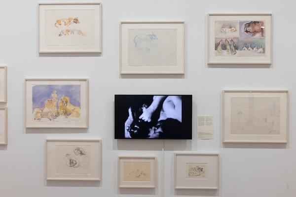 Künstlerhaus Factory: Maria Lassnig "Selbst als Kamera" (21.3. - 15.4.2024) Foto: eSeL.at - Lorenz Seidler Foto: eSeL Lorenz Seidler
