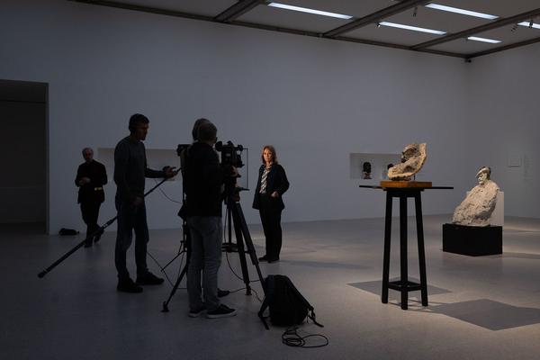 Medardo Rosso - &quot;Die Erfindung der modernen Skulptur&quot;  (mumok, 17.10.2024 - 23.2.2025) Foto: eSeL.at - Lorenz Seidler