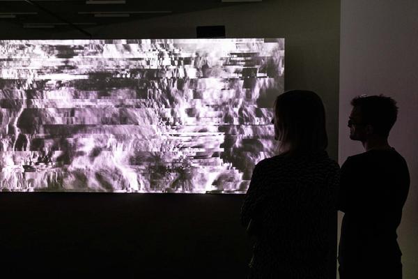 Landesgalerie Niederösterreich: MONOCOLOR (Marian Essl) "SCREEN—SPACE" (4.5. - 10.11.2024) Foto: eSeL.at - Lorenz Seidler Foto: eSeL Lorenz Seidler
