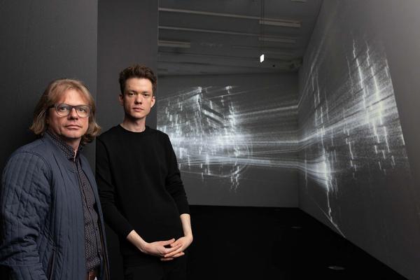 Landesgalerie Niederösterreich: MONOCOLOR (Marian Essl) "SCREEN—SPACE" (4.5. - 10.11.2024) Foto: eSeL.at - Lorenz Seidler Foto: eSeL Lorenz Seidler