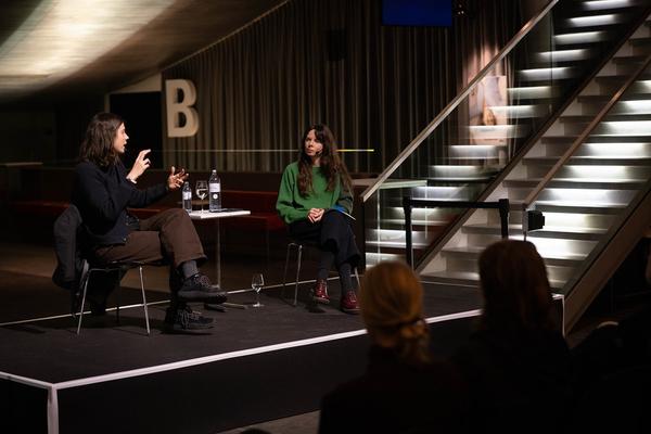 Vienna Art Week: Künstler*innengespräch mit Nora Turato und Michelle Cotton (Kunsthalle Wien, 12.11.2024) Foto: eSeL.at - Lorenz Seidler