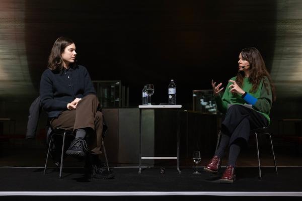 Vienna Art Week: Künstler*innengespräch mit Nora Turato und Michelle Cotton (Kunsthalle Wien, 12.11.2024) Foto: eSeL.at - Lorenz Seidler