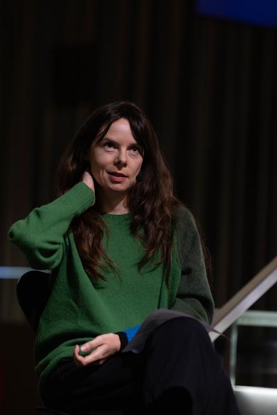 Vienna Art Week: Künstler*innengespräch mit Nora Turato und Michelle Cotton (Kunsthalle Wien, 12.11.2024) Foto: eSeL.at - Lorenz Seidler