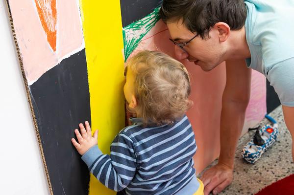 Viktoria: OFFSPRING. Spielplatz mit Kunst & Design von 0-4 Jahre (6.2. - 29.2.2023) eSeL.at - Christian Tietge Foto: eSeL.at - Christian Tietge