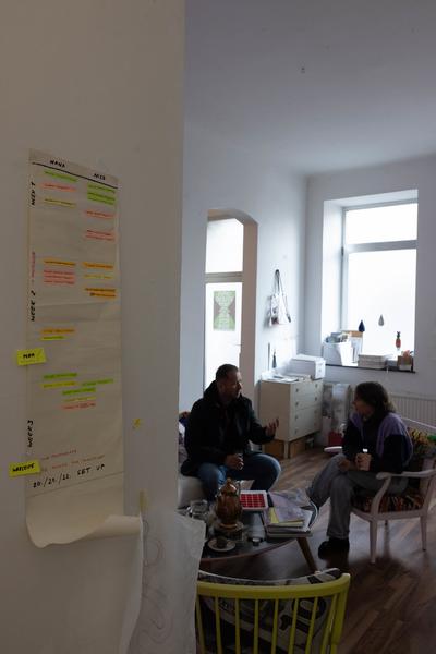 Open Studio Days: Nana Mandl (1150, Vienna Art Week - 9.11 &amp; 10.11.2024) Foto: eSeL.at - Lorenz Seidler