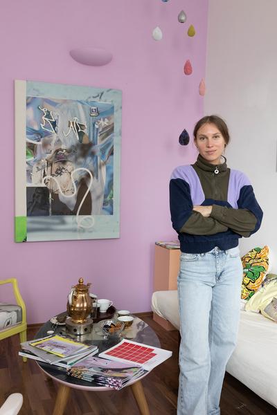 Open Studio Days: Nana Mandl (1150, Vienna Art Week - 9.11 &amp; 10.11.2024) Foto: eSeL.at - Lorenz Seidler