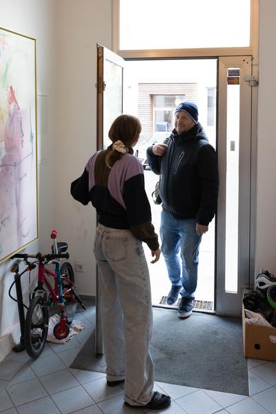 Open Studio Days: Nana Mandl (1150, Vienna Art Week - 9.11 &amp; 10.11.2024) Foto: eSeL.at - Lorenz Seidler