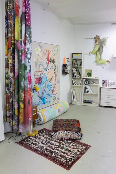 Open Studio Days: Nana Mandl (1150, Vienna Art Week - 9.11 &amp; 10.11.2024) Foto: eSeL.at - Lorenz Seidler