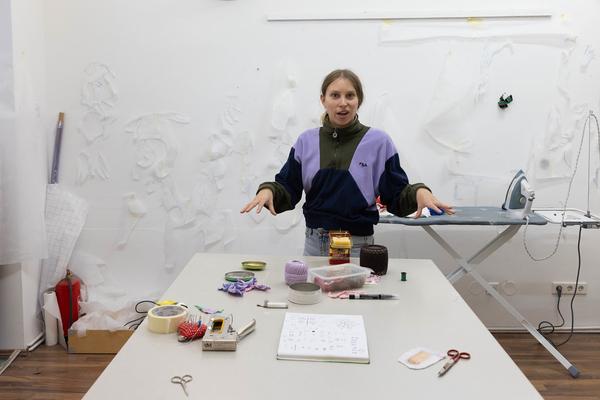 Open Studio Days: Nana Mandl (1150, Vienna Art Week - 9.11 &amp; 10.11.2024) Foto: eSeL.at - Lorenz Seidler