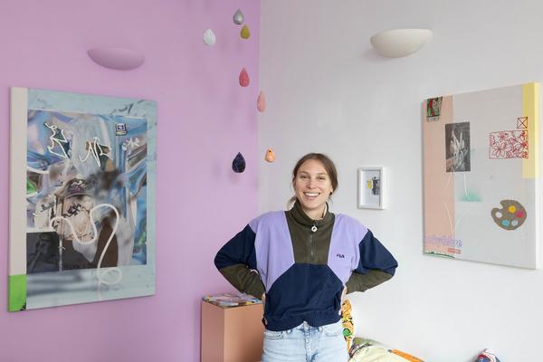 Open Studio Days: Nana Mandl (1150, Vienna Art Week - 9.11 &amp; 10.11.2024) Foto: eSeL.at - Lorenz Seidler