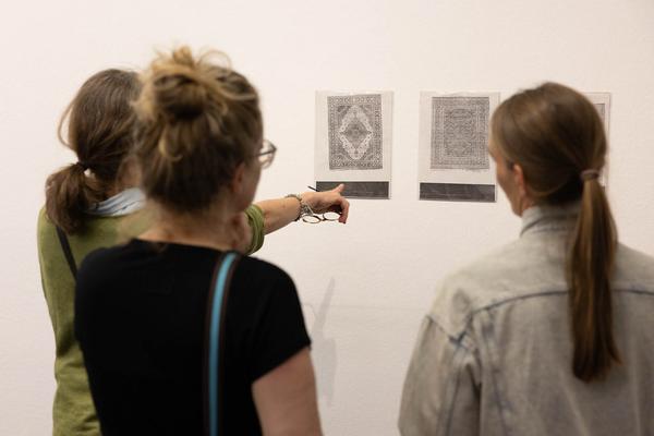Kunstforum Wien: Out of Sight, Seen. Abschluss-Ausstellung der Bank Austria Studios (15.5. - 30.6.2024) Foto: eSeL.at - Lorenz Seidler Foto: eSeL Lorenz Seidler