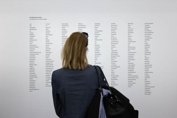Kunstforum Wien: Out of Sight, Seen. Abschluss-Ausstellung der Bank Austria Studios (15.5. - 30.6.2024) Foto: eSeL.at - Lorenz Seidler Foto: eSeL Lorenz Seidler