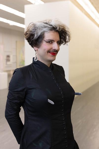 Belvedere 21: "Performances aktualisieren" feat. La Georgetta "Buttoned Up!" (23.2.2024) Foto: eSeL.at - Lorenz Seidler Foto: eSeL Lorenz Seidler