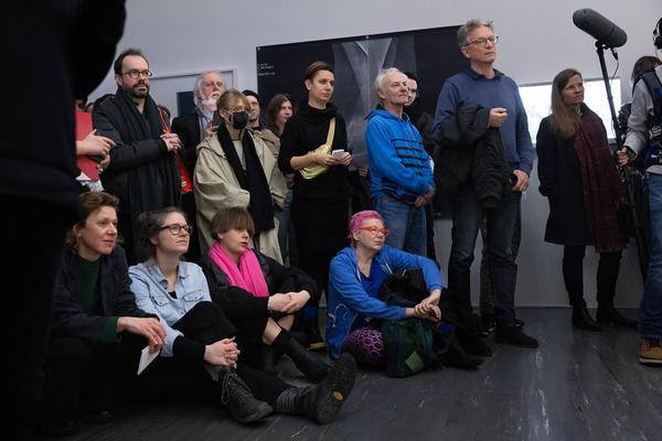 Belvedere 21: "Performances aktualisieren" feat. Dorothea Zeyringer "The Tip of my Tongue" (23.2.2024) Foto: eSeL.at - Lorenz Seidler Foto: eSeL Lorenz Seidler
