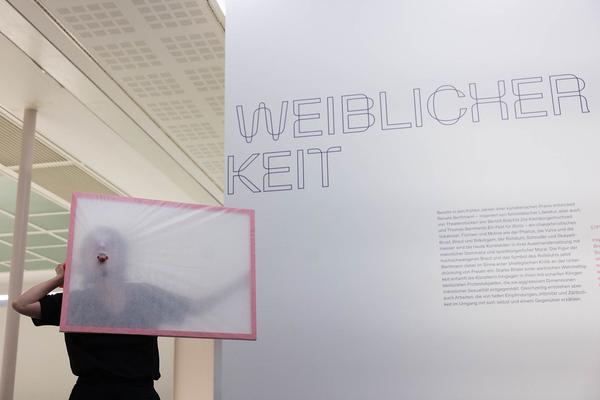Belvedere 21: "Performances aktualisieren" feat. Dorothea Zeyringer "The Tip of my Tongue" (23.2.2024) Foto: eSeL.at - Lorenz Seidler Foto: eSeL Lorenz Seidler