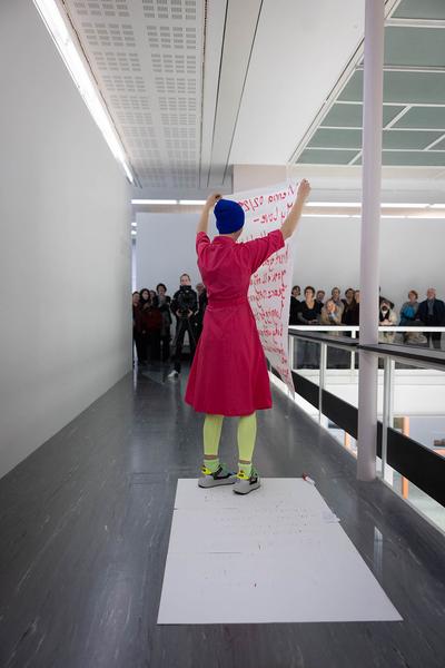 Belvedere 21: "Performances aktualisieren" feat. Katarina Csányiaová "Liebesbrief" (23.2.2024) Foto: eSeL.at - Lorenz Seidler Foto: eSeL Lorenz Seidler