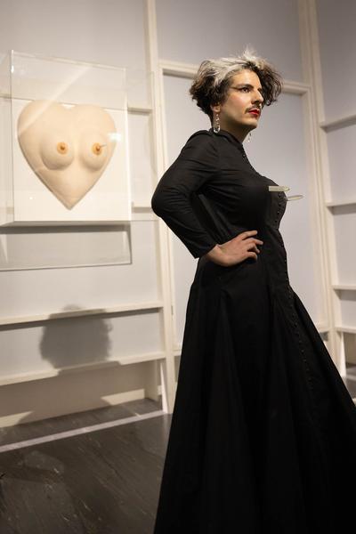 Belvedere 21: "Performances aktualisieren" feat. La Georgetta "Buttoned Up!" (23.2.2024) Foto: eSeL.at - Lorenz Seidler Foto: eSeL Lorenz Seidler
