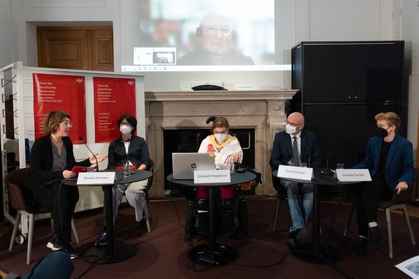 Disability History Project. Pressekonferenz  (Haus der Geschichte Österreich, 8.10.2024) Foto: eSeL.at - Lorenz Seidler