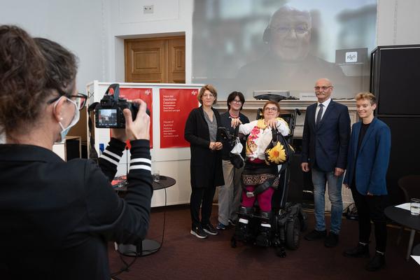 Disability History Project. Pressekonferenz  (Haus der Geschichte Österreich, 8.10.2024) Foto: eSeL.at - Lorenz Seidler