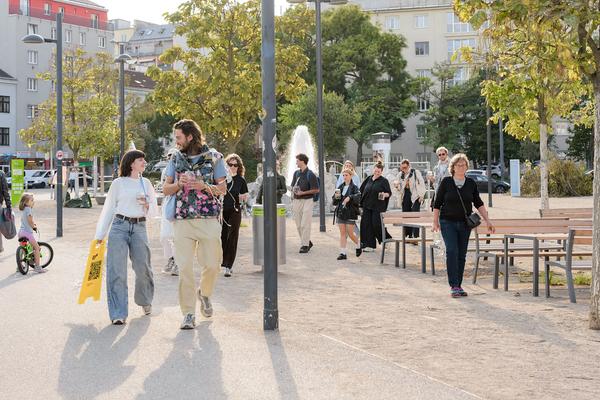 Jubiläumsbrunnen "WirWasser" (VIENNA DESIGN WEEK 2024 An Urban Legend to be, 20.9.2024) Foto: eSeL.at/ViennaDesignWeek - Joanna Pianka