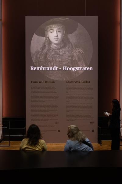 Rembrandt – Hoogstraten. Farbe und Illusion (Kunsthistorisches Museum Wien, 8.10.2024 - 12.1.2025) Foto: eSeL.at - Lorenz Seidler
