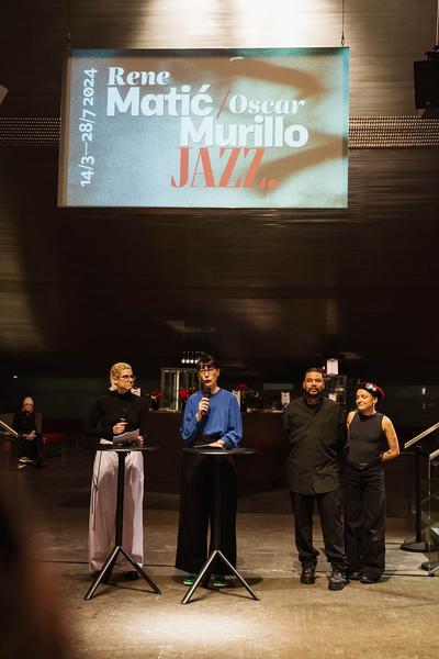 Kunsthalle Wien: Rene Matić & Oscar Murillo "JAZZ" (Eröffnung 14.3.2024) Foto: eSeL.at - Robert Puteanu Foto: eSeL.at - Robert Puteanu