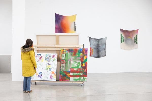 Rochelle Feinstein &quot;Zeit im Bild&quot; (Secession, 6.12.2024 – 23.2.2025) Foto: eSeL.at - Lorenz Seidler