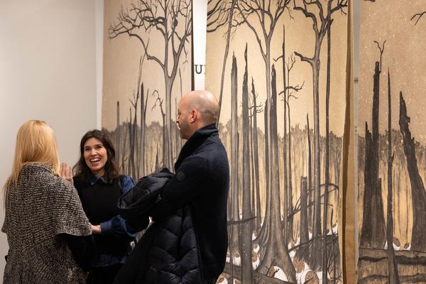 VIENNA ART WEEK Kuratorinnenführung: Rodrigo Braga "Nullpunkt" (MQ Salon, 13.11.2024) Foto: eSeL.at - Lorenz Seidler