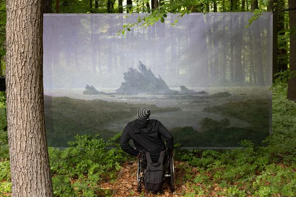 Tangente St. Pölten: "Shared Landscapes. Sieben Stücke zwischen Wald und Wiese" - Caroline Barneaud & Stefan Kaegi / Rimini Protokoll (3.5. - 12.5.2024) Foto: eSeL.at - Lorenz Seidler Foto: eSeL Lorenz Seidler