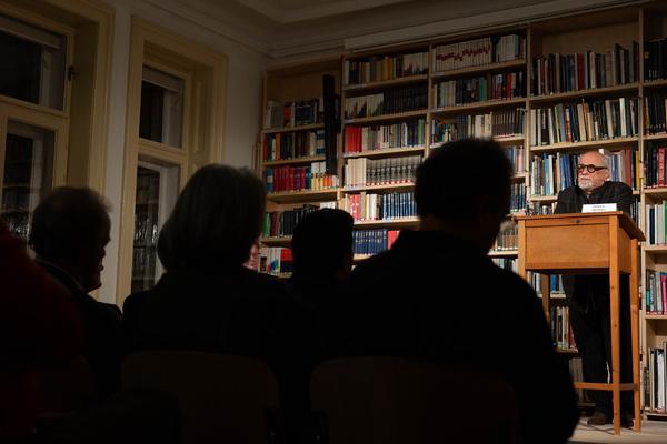 Sigmund Freud Vorlesung: Homi K. Bhabha (Sigmund Freud Museum, 21.10.2025) Foto: eSeL.at - Lorenz Seidler