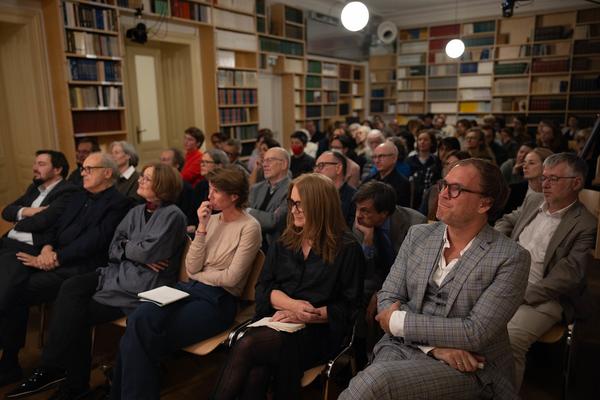 Sigmund Freud Vorlesung: Homi K. Bhabha (Sigmund Freud Museum, 21.10.2025) Foto: eSeL.at - Lorenz Seidler